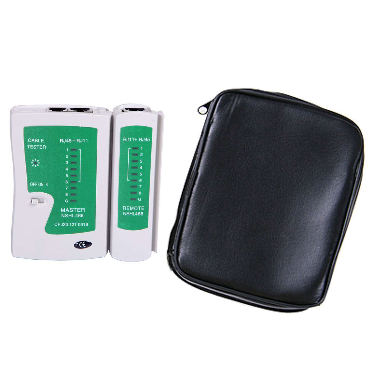 Network Cable Tester for Lan Phone RJ45 RJ11 RJ12 Cat5 Cat6 UTP Wire Test Tool