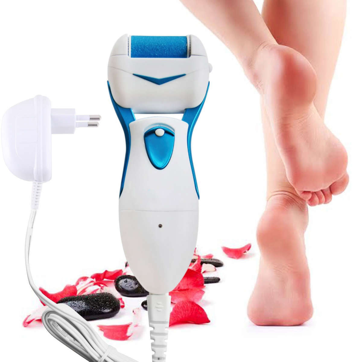 Electric Callus Remover Rechargeable Micro Pedi Foot File Shaves Dead Hard Cracked Skin on Feet