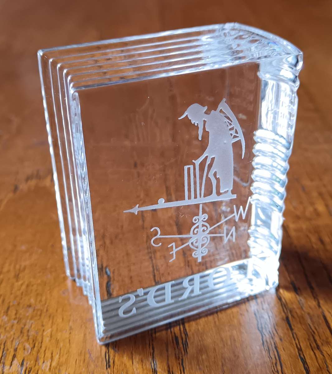 Lord's Cricket Ground Crystal Book, limited to 100, with CoA