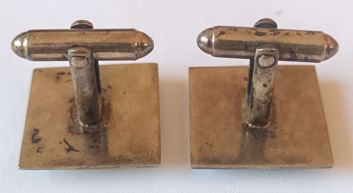 Cape Town Highlanders pair of silver cufflinks