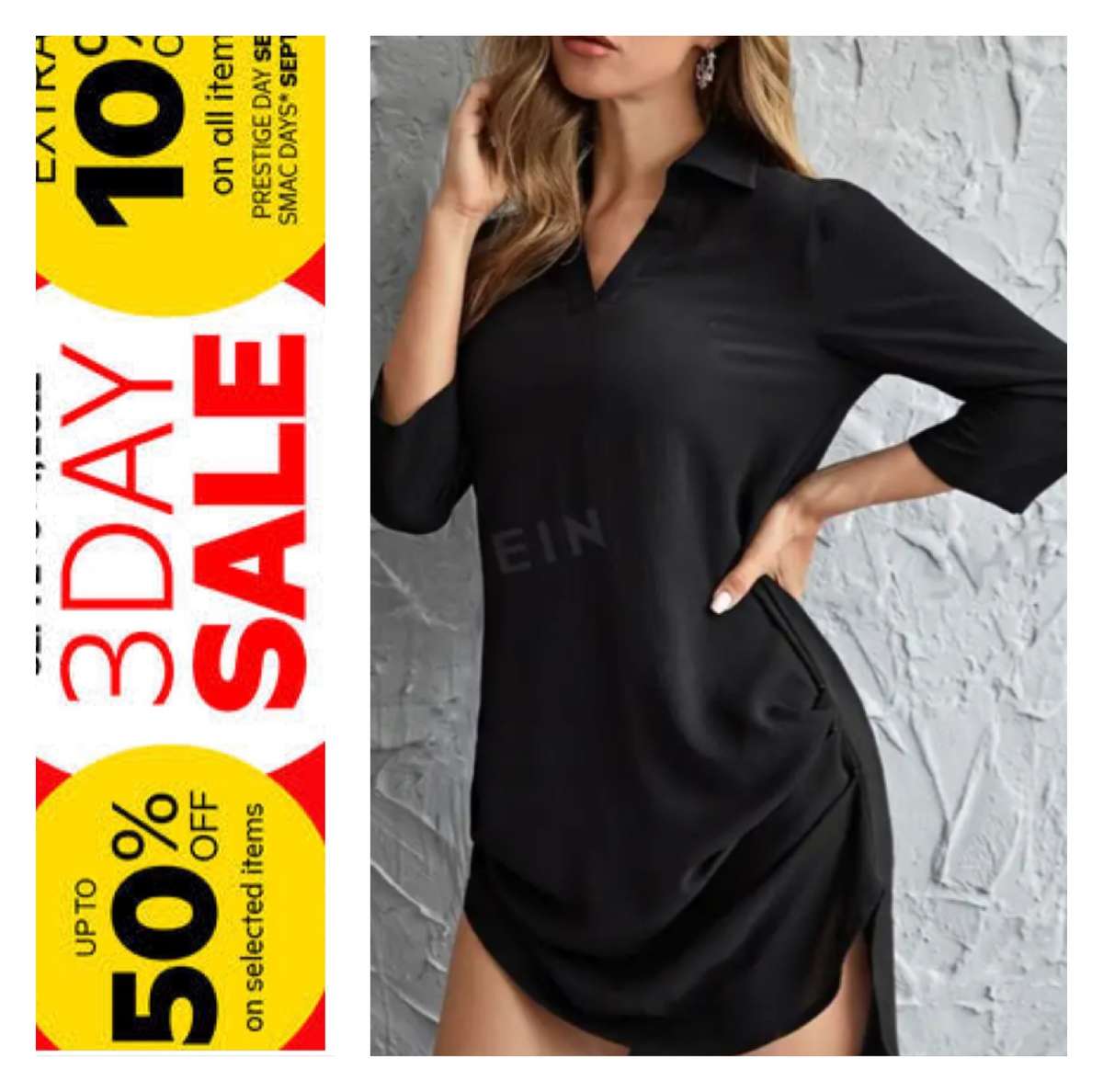 Urban Button Front Dress