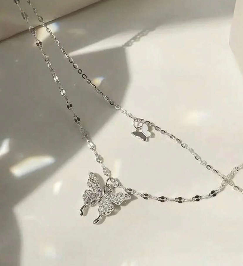 Lovely double design necklace