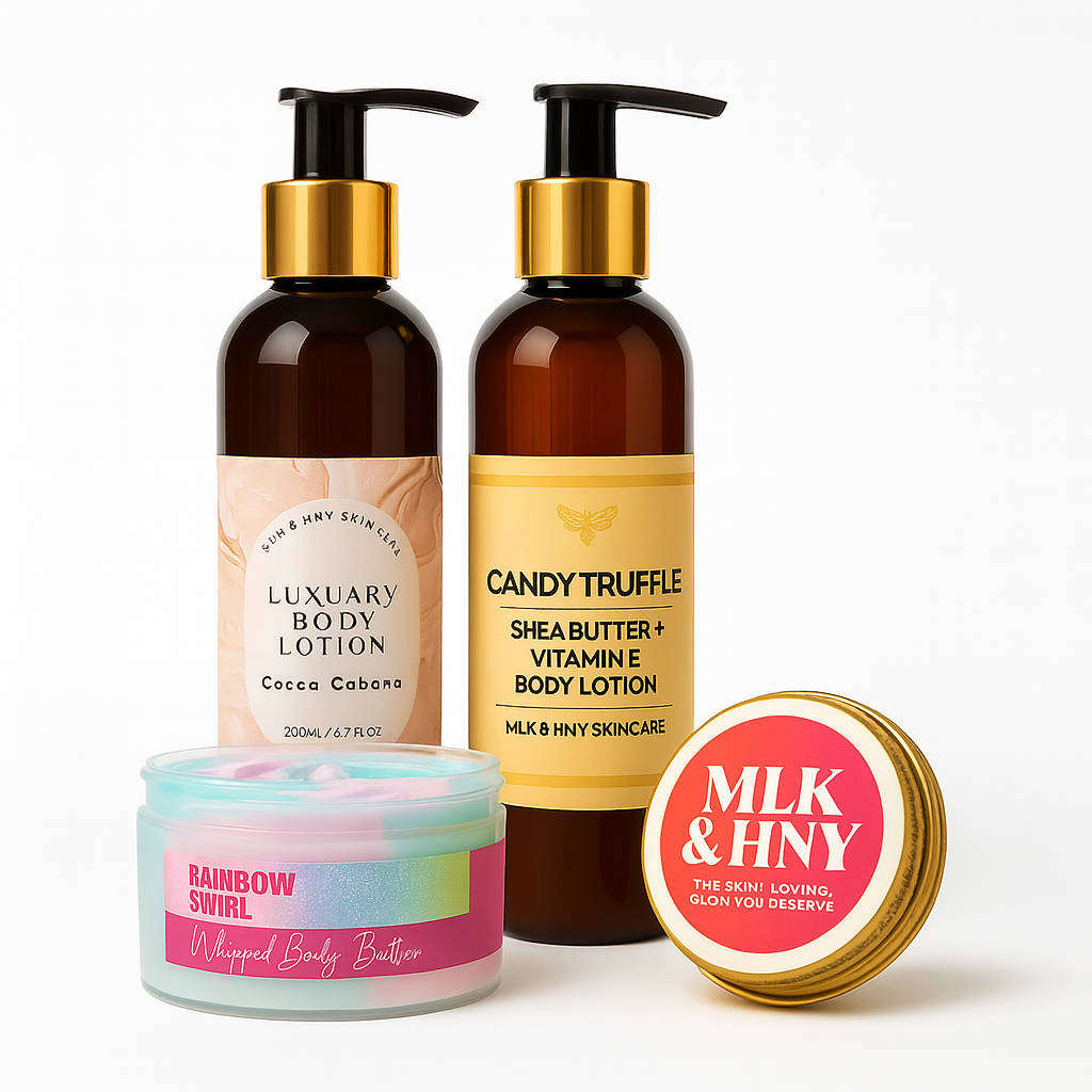 4 piece MLK and HNY Skincare Gift Set