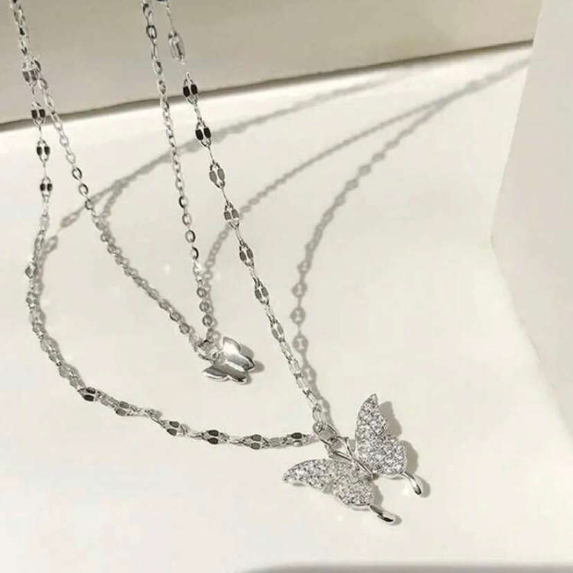 Lovely double design necklace