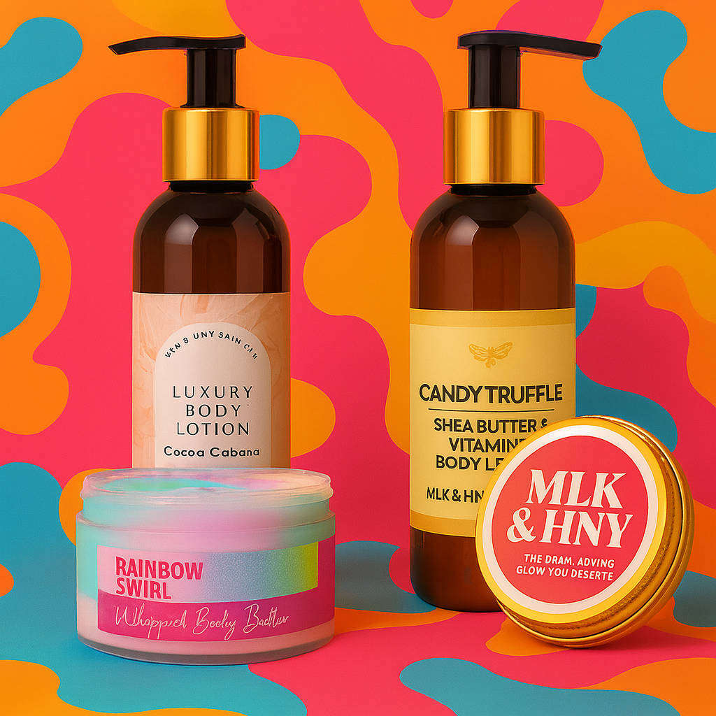 4 piece MLK and HNY Skincare Gift Set