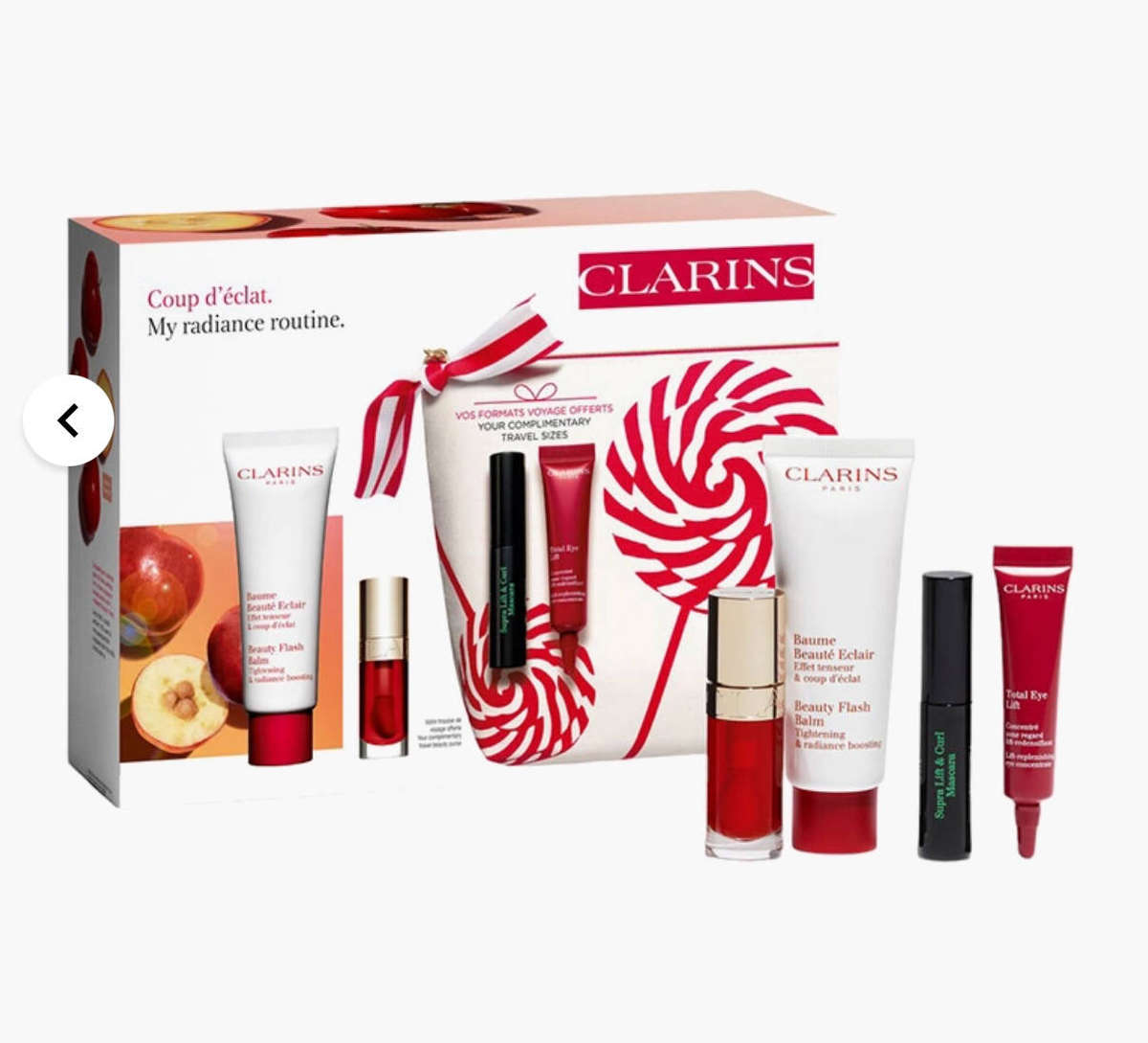 FREE gift with this order. Womens Month : 50% Off Clarins My Radiance Routine Set