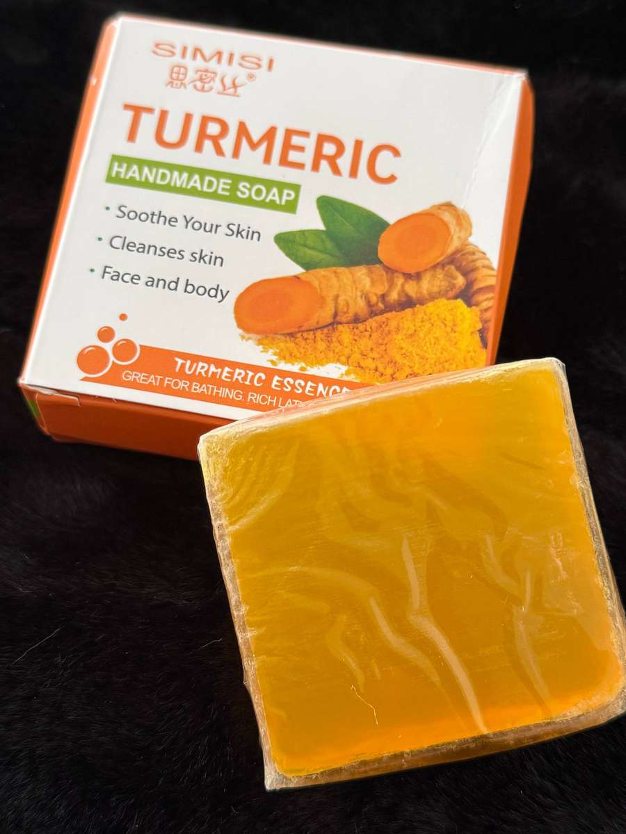 Handmade Cold-Processed Turmeric Soap - Deep Cleansing And Skin Brightening Soap