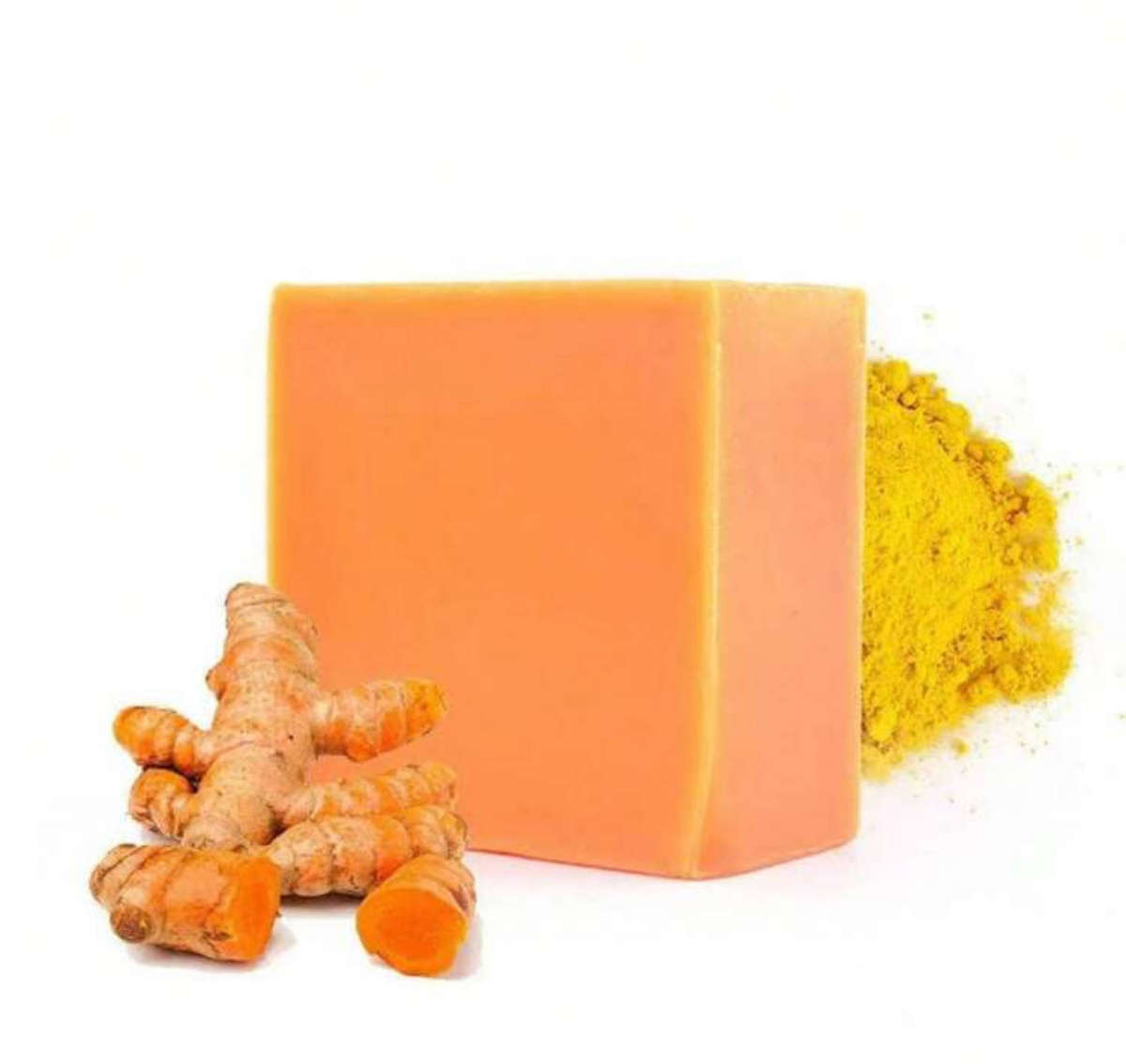 Handmade Cold-Processed Turmeric Soap - Deep Cleansing And Skin Brightening Soap