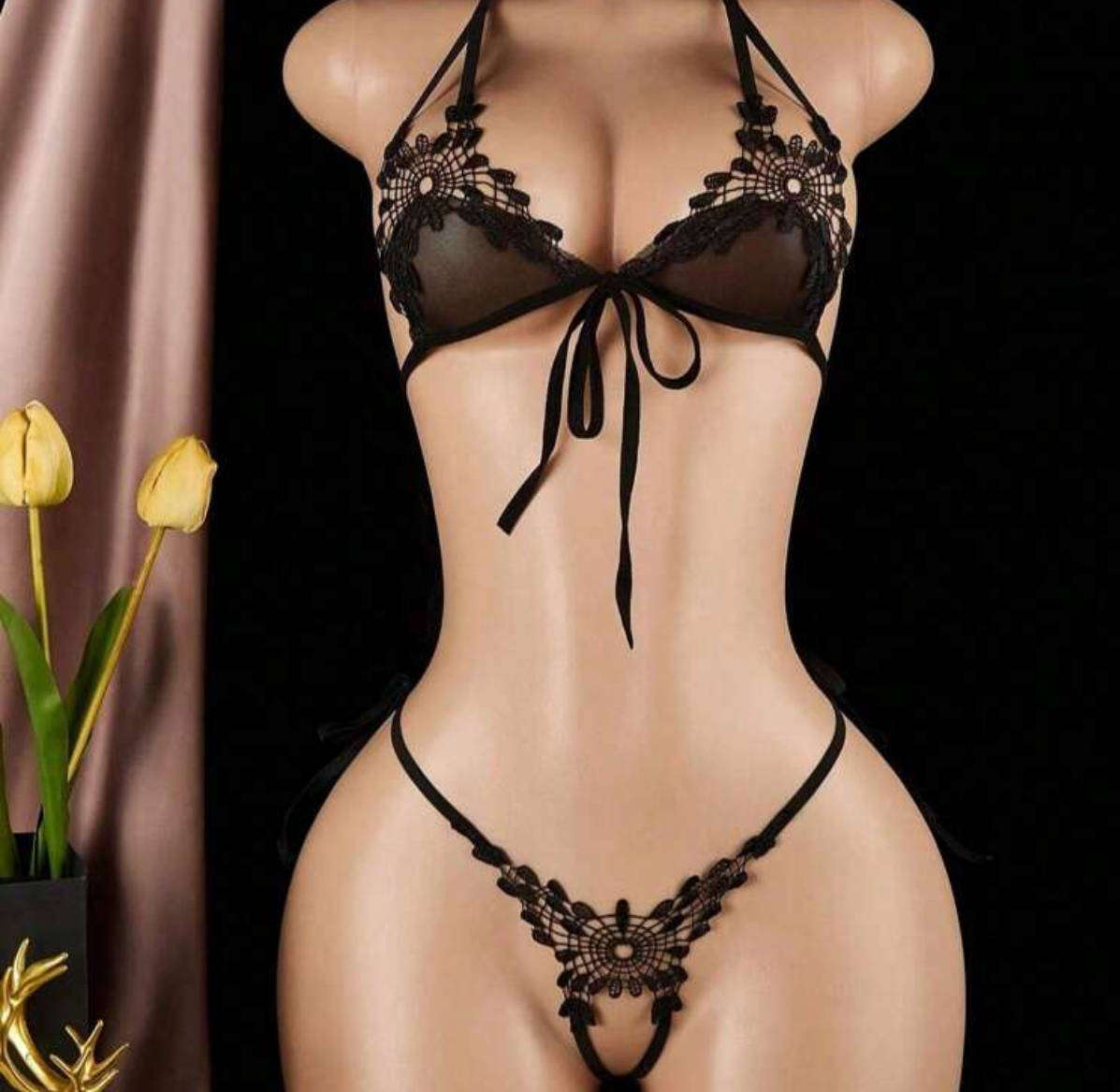 Reduced - Black November Promo 50% Off 2 piece Lingerie set