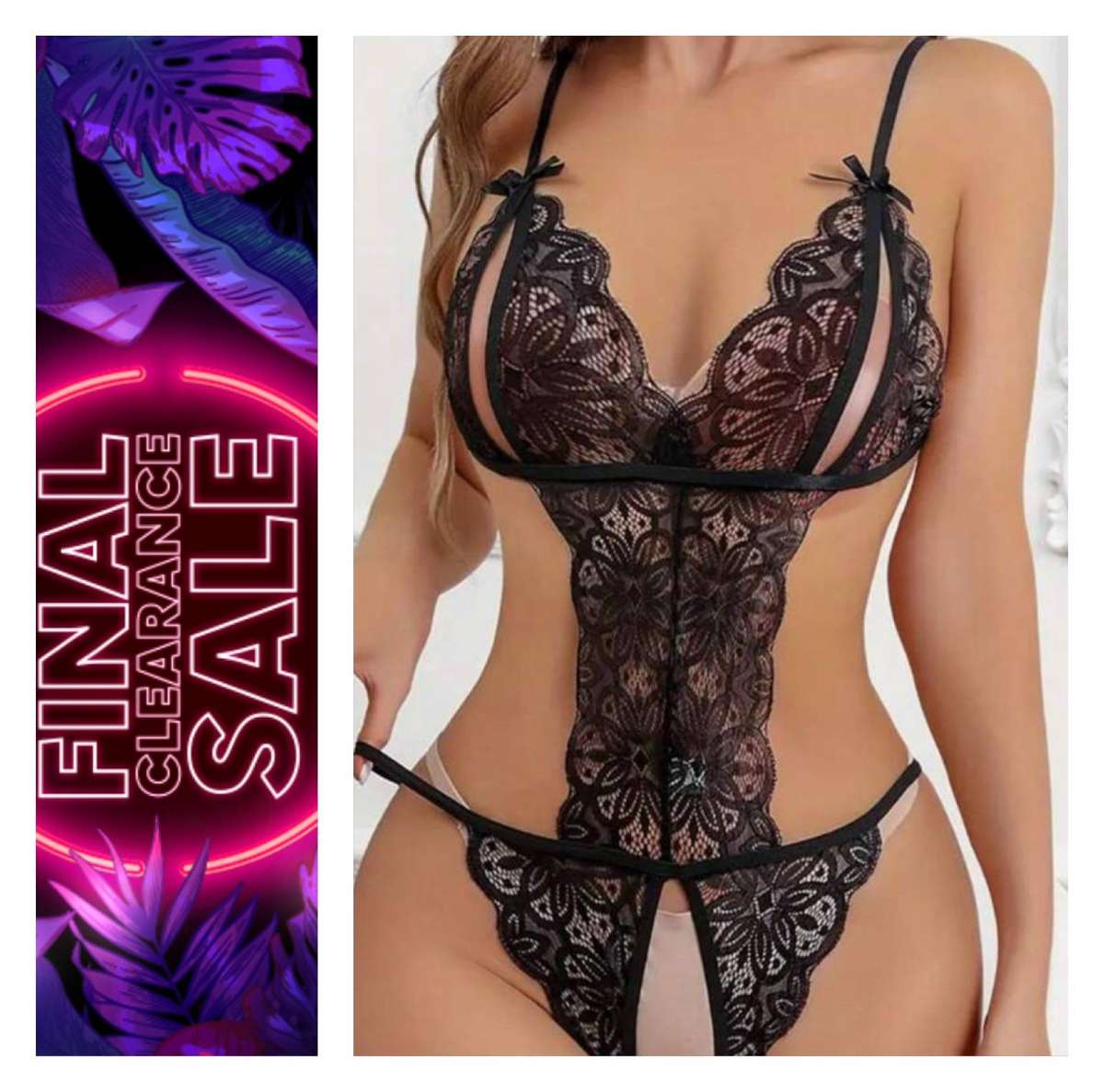 On Promo - 50% Off Sexy hollow out bodysuit