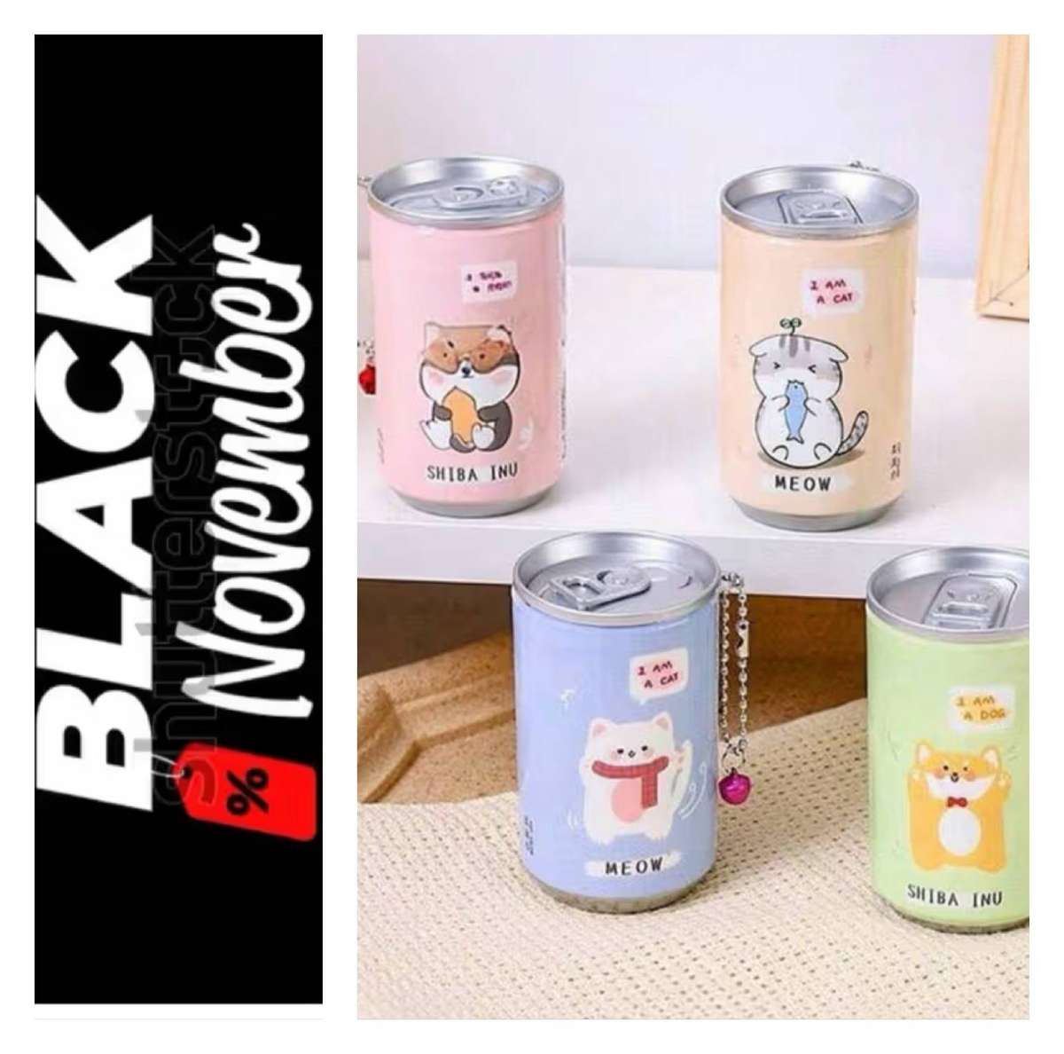 2 pack Coke can mini portable unicorn wet wipes