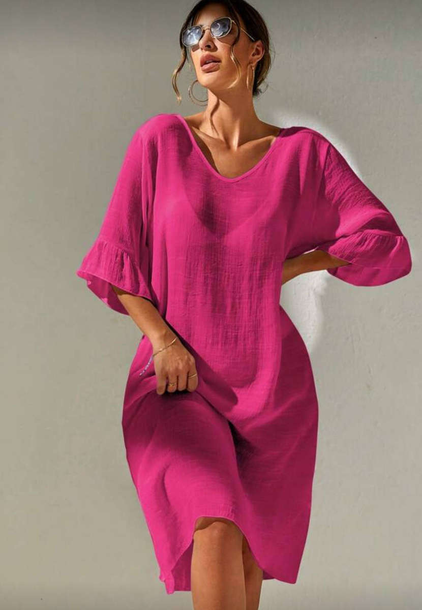 70% Off Black November: Ladies Chiffon poolside dress