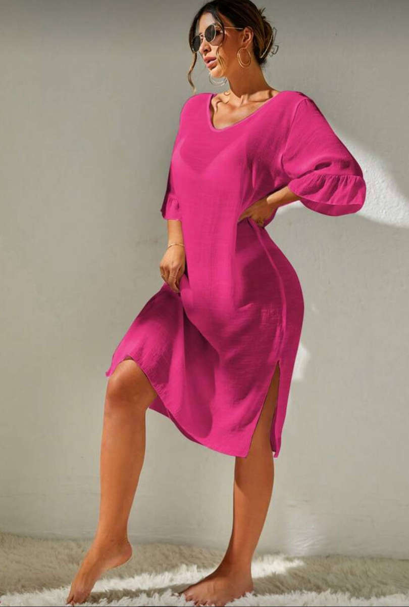 70% Off Black November: Ladies Chiffon poolside dress