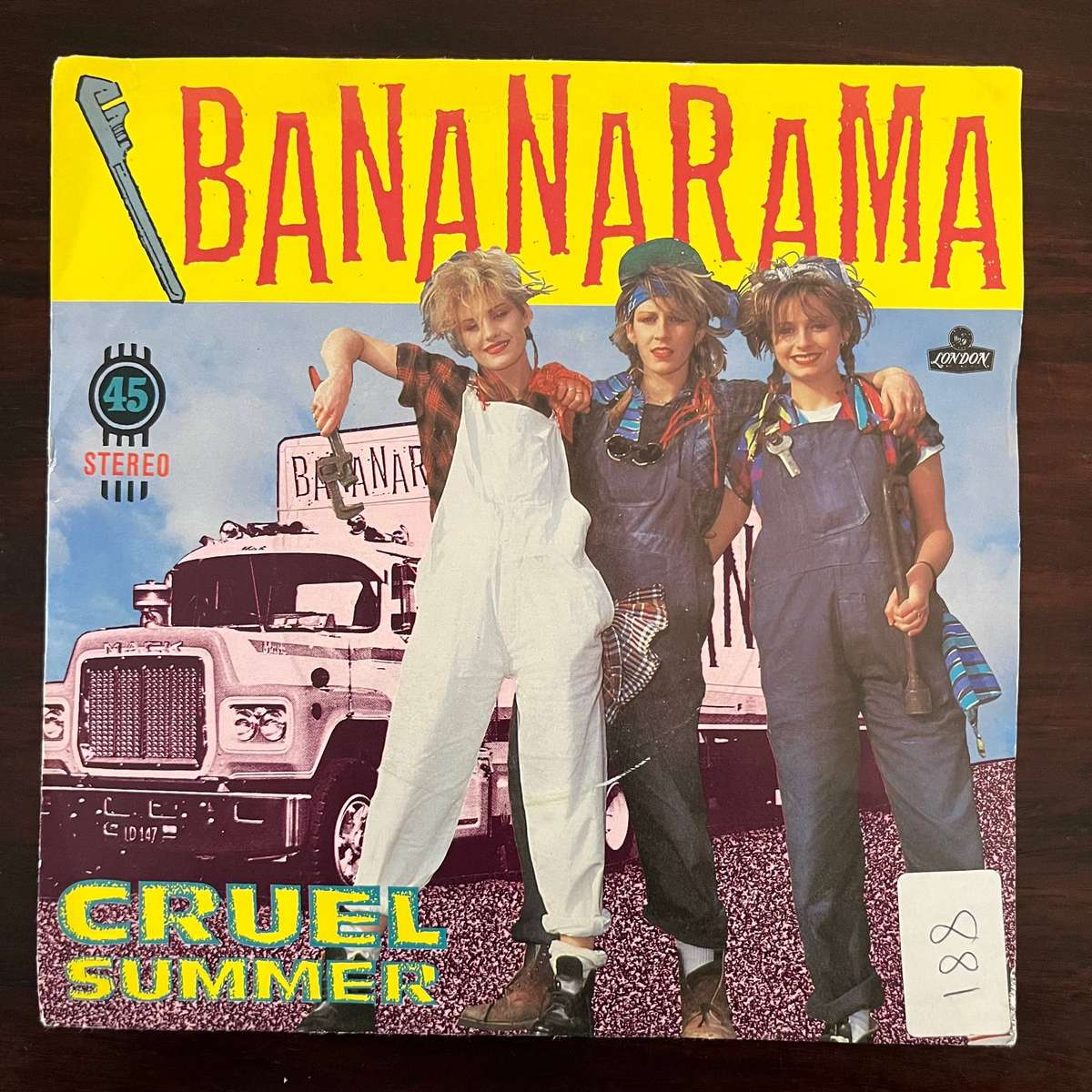 Bananarama - Cruel Summer Vinyl 7 Inch Single UK Press