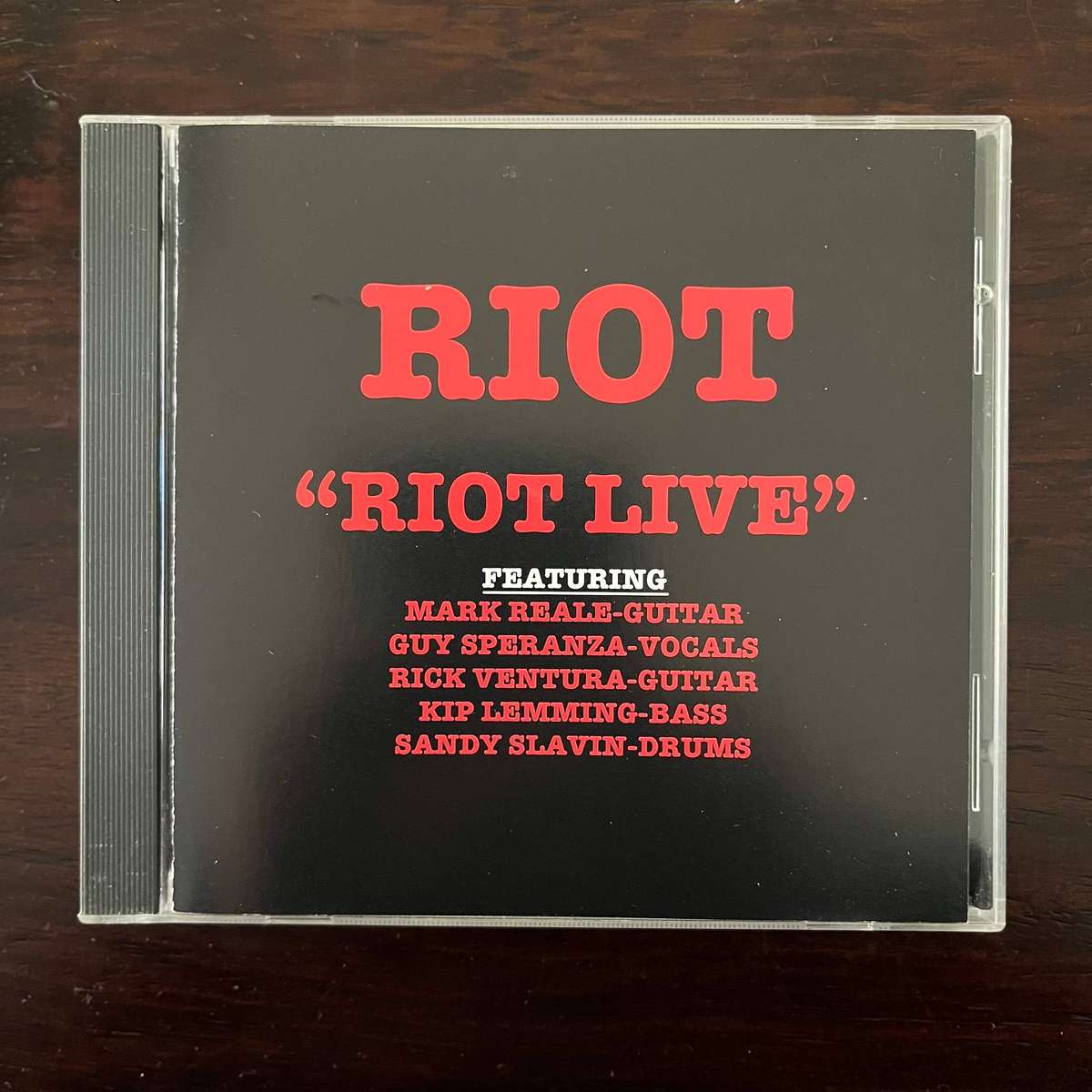 Riot - Riot Live CD Heavy Metal 1993 US Press