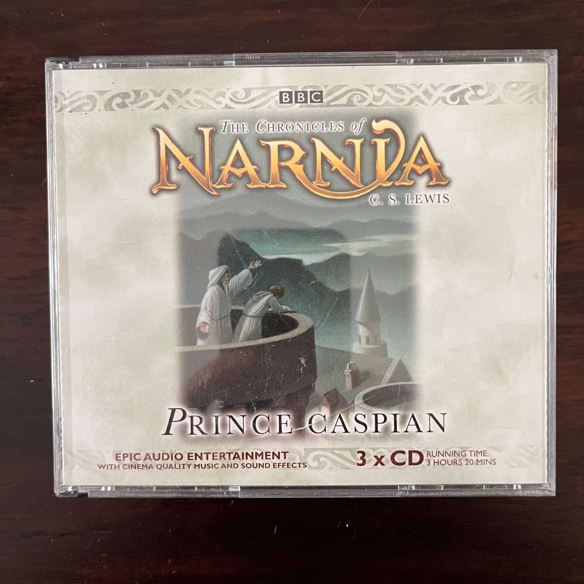 Prince Caspian Narnia 3CD Audiobook CS Lewis Import