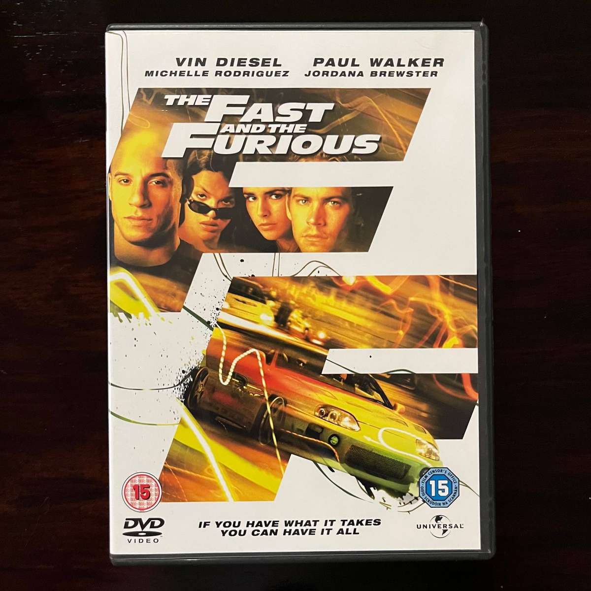 The Fast and the Furious DVD UK Press