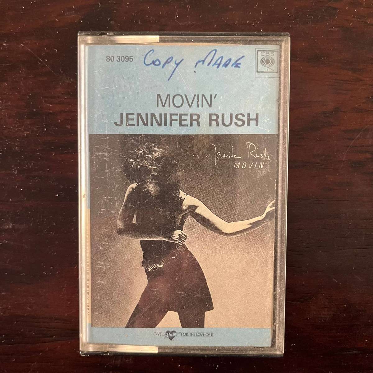 Jennifer Rush - Movin' Cassette Tape South African Press