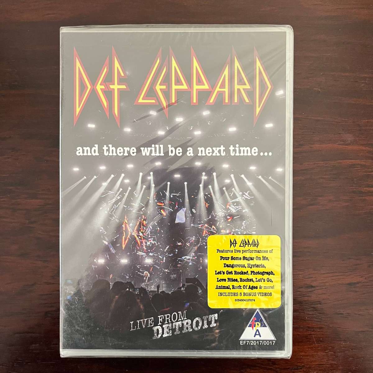 Def Leppard - And There Will Be A Next Time... Live From Detroit DVD New and Sealed