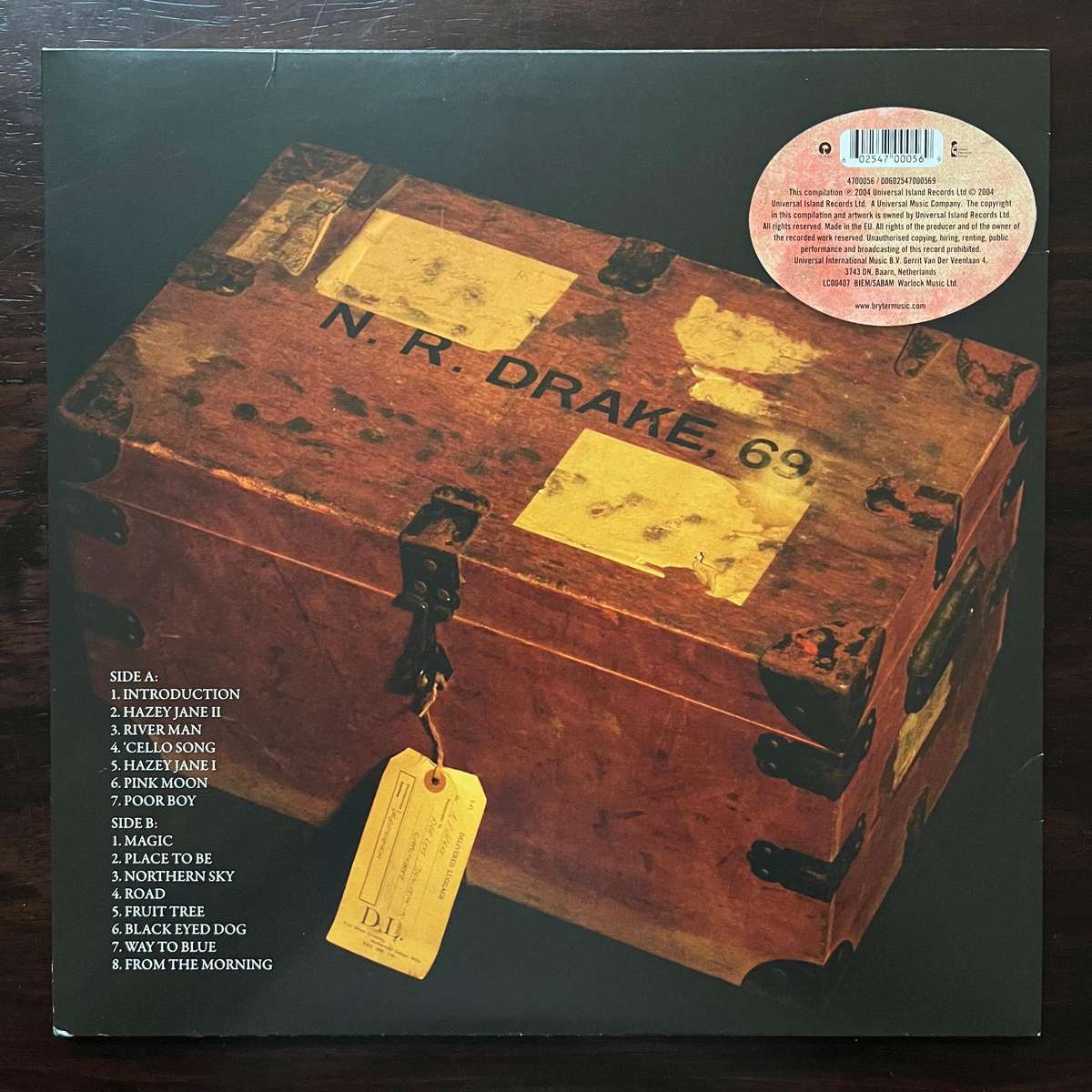 Nick Drake - A Treasury Vinyl LP 180 Gram Press Folk Rock