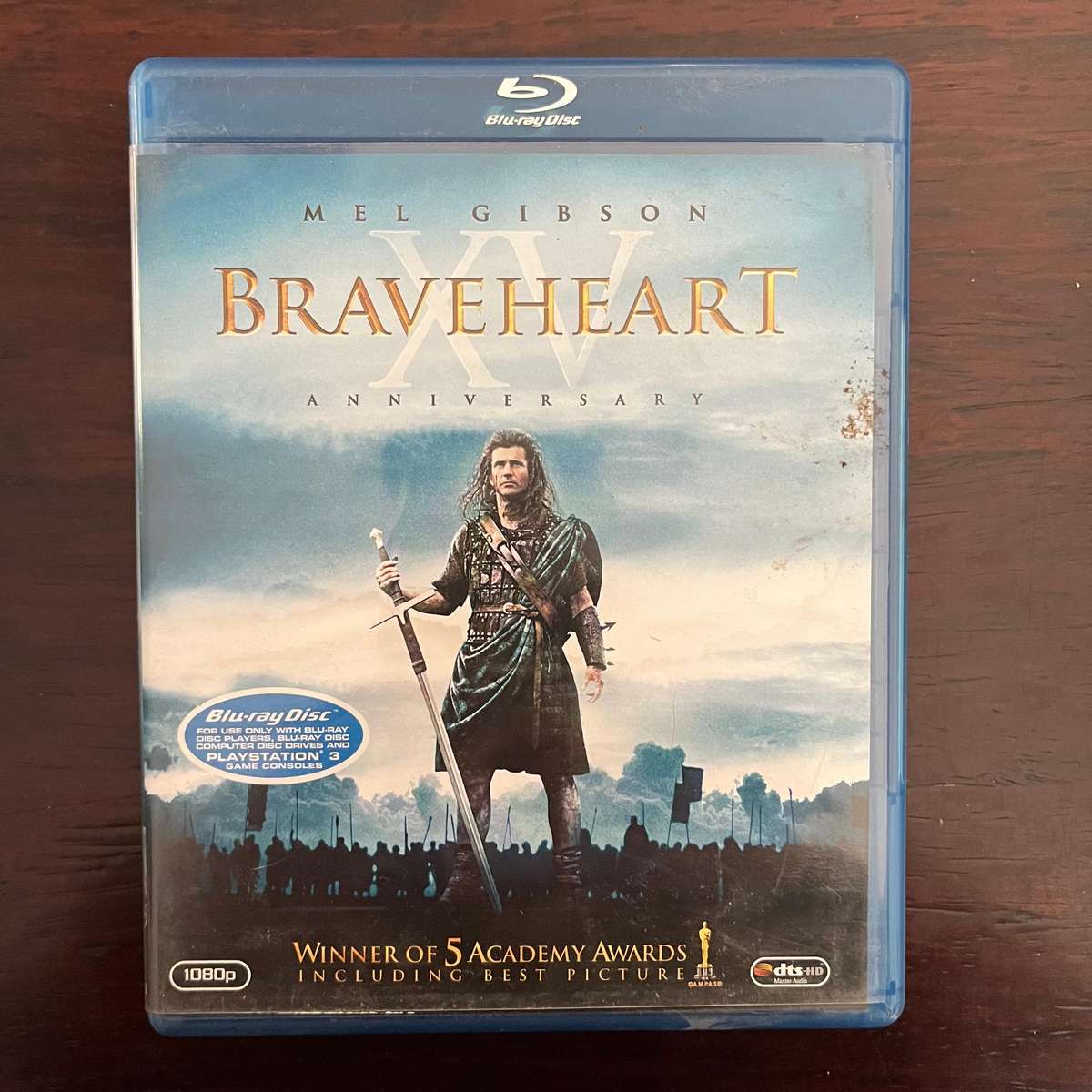 Braveheart Blu Ray Import Two Disc Edition Mel Gibson