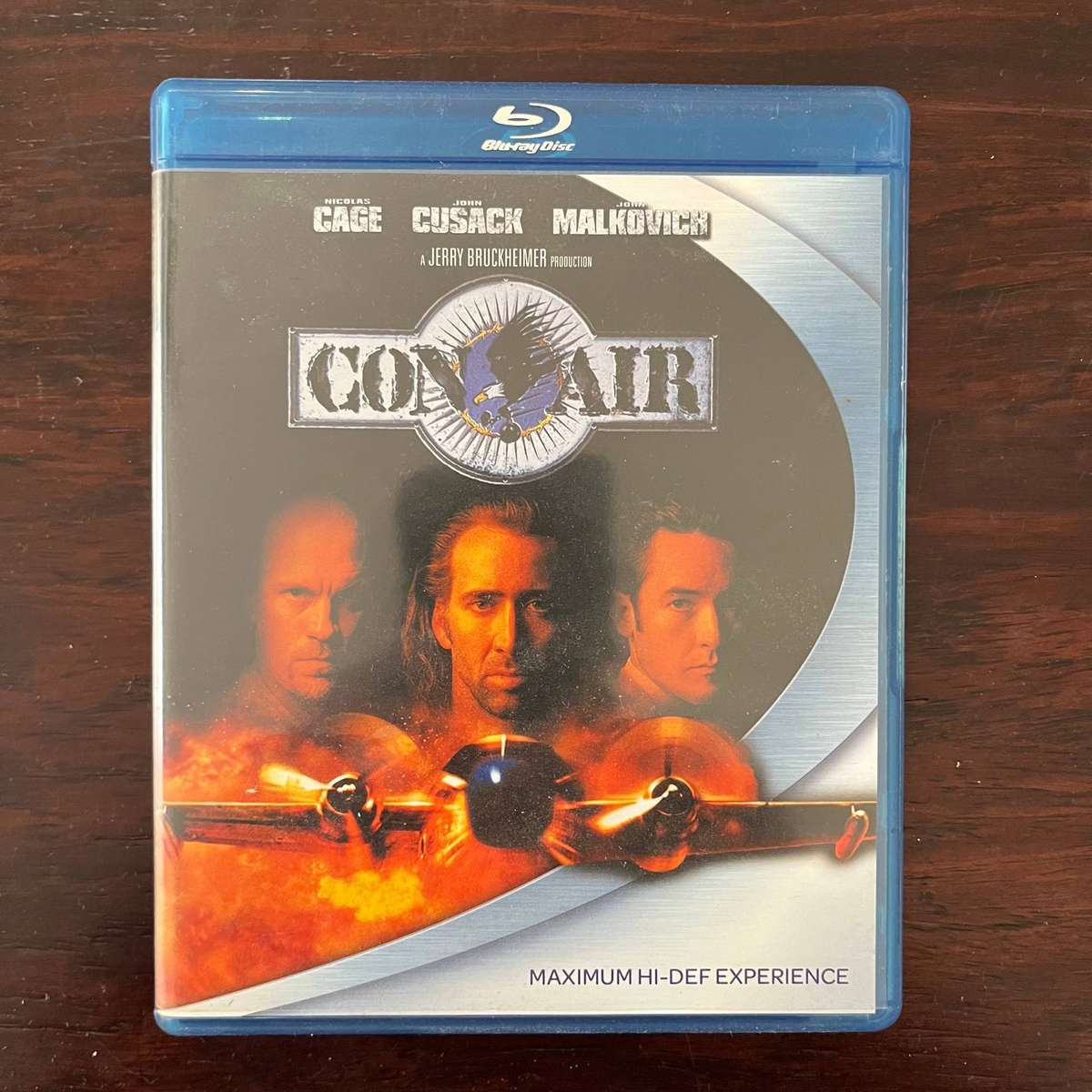Con Air Blu Ray Nicolas Cage South African Press