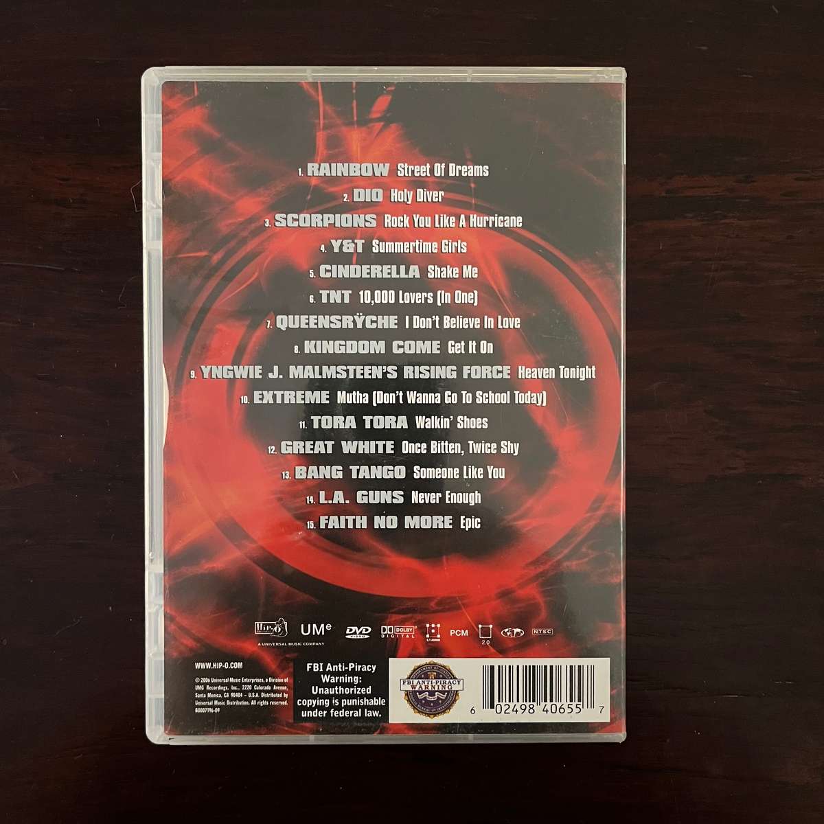 Pure '80s DVD Haedbangers Rule! US Press Import Dio Scorpions Cinderella