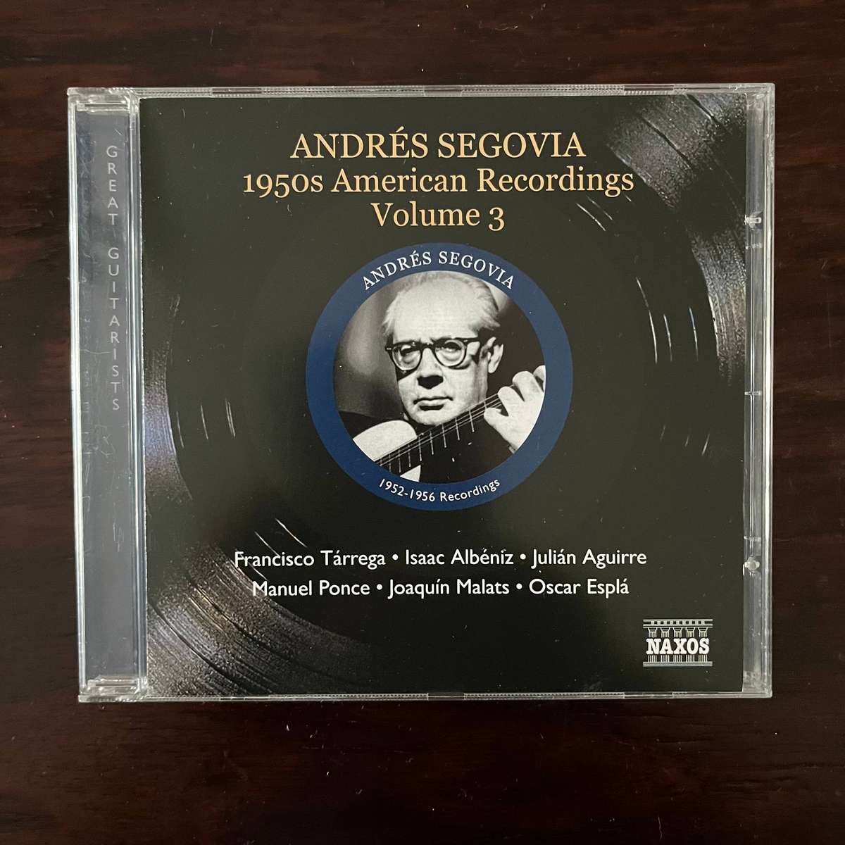 Segovia - 5 : American Recordings Vol. 3 CD Naxos Import