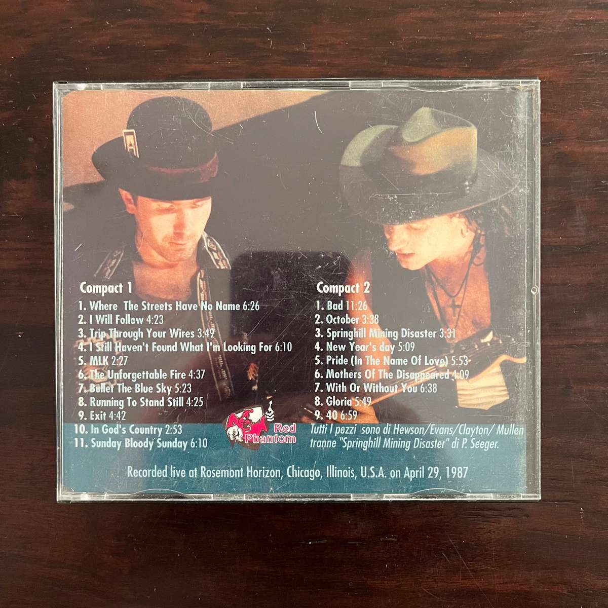 U2 - Rocks Hottest Ticket 2CD Unofficial Press Recorded Live 1987