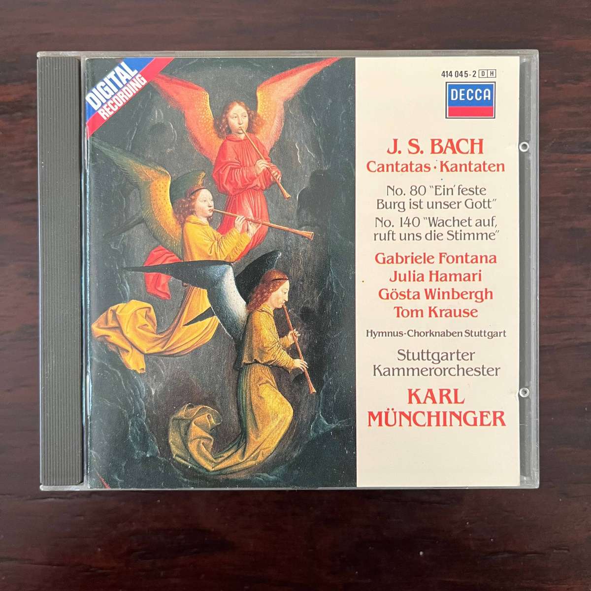Bach - Cantatas No. 80 & 140 CD Decca German Press