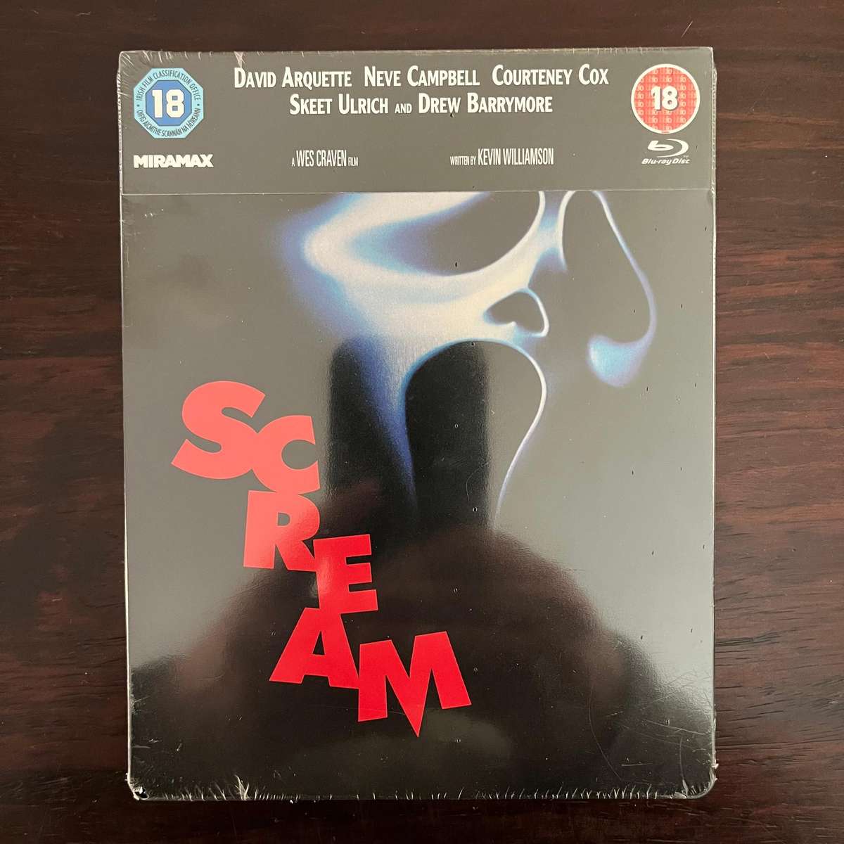 Scream Blu Ray Steelbook Rare OOP UK Press Zavvi Exclusive New and Sealed