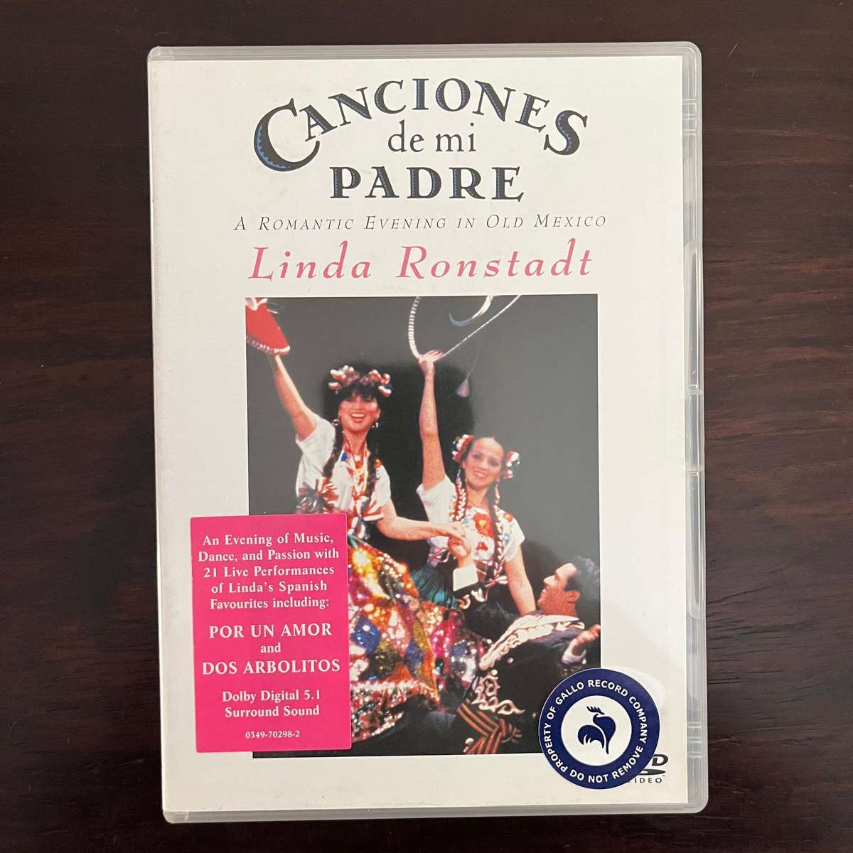 Linda Ronstadt - Canciones De Mi Padre - A Romantic Evening In Old Mexico DVD Import