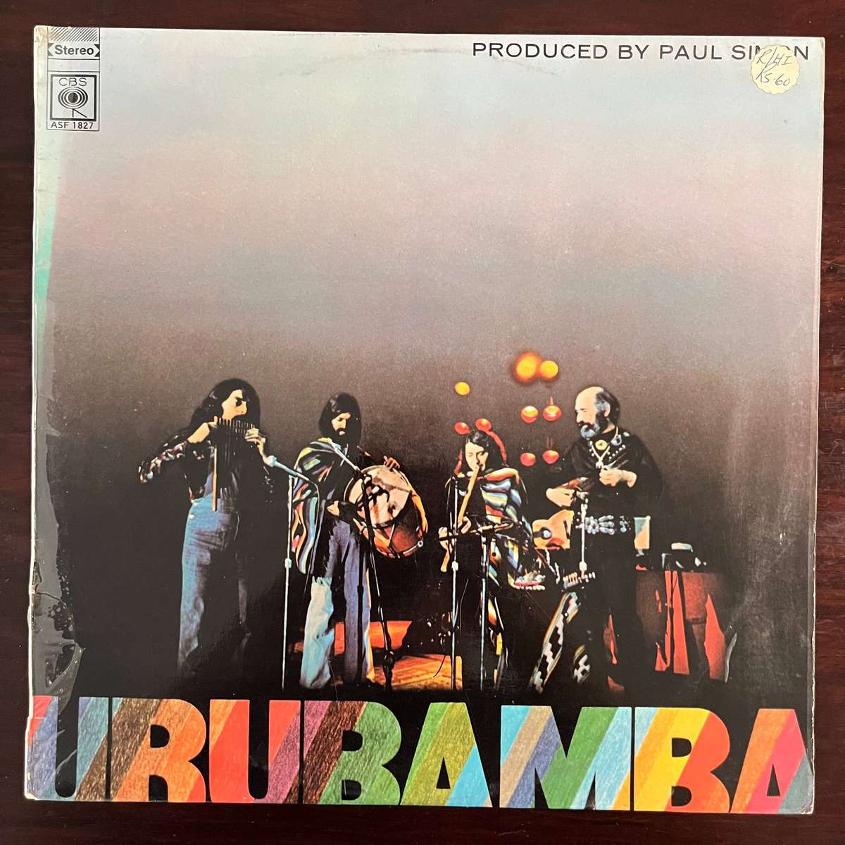Urubamba - Urubamba Vinyl LP South African Press Paul Simon