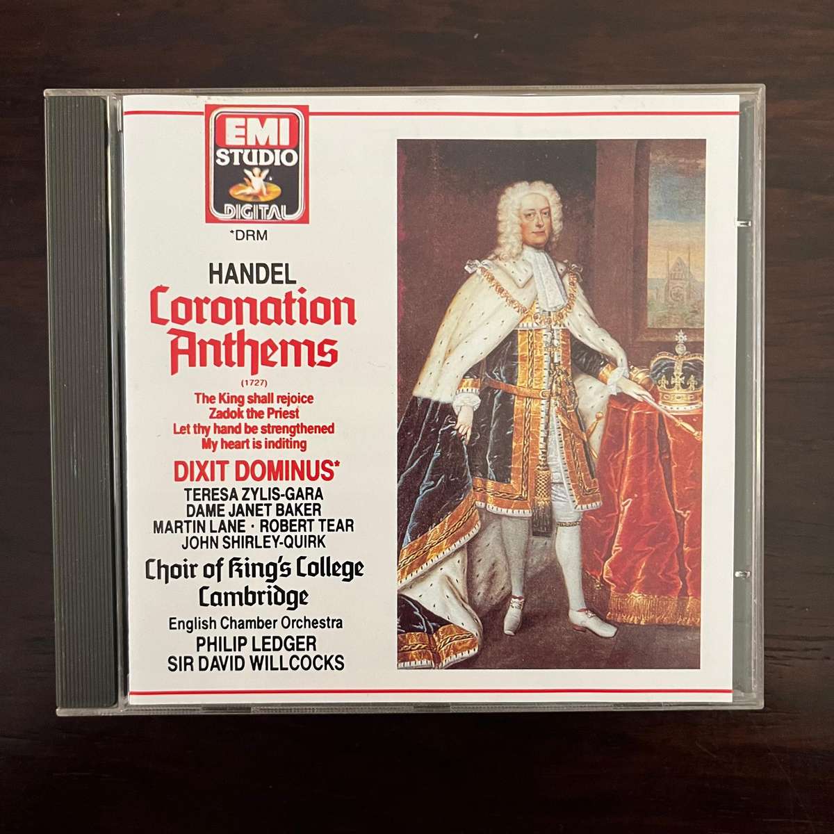 Handel - Coronation Anthems / Dixit Dominus CD EMI Studio Import