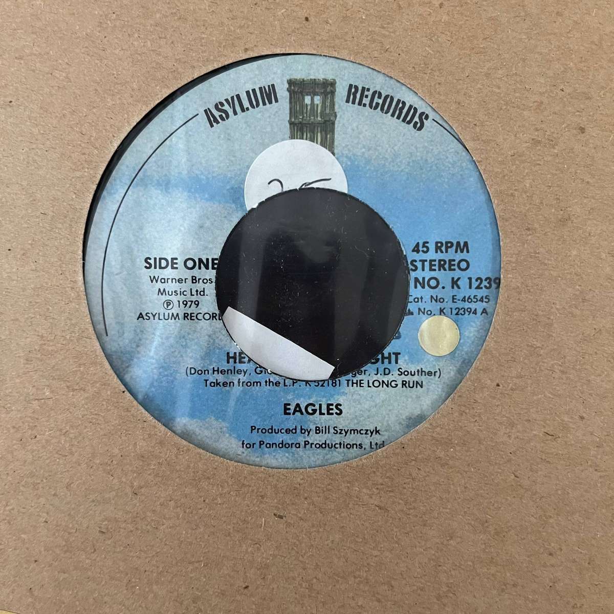 Eagles - Heartache Tonight Vinyl 7 Inch Single UK Press