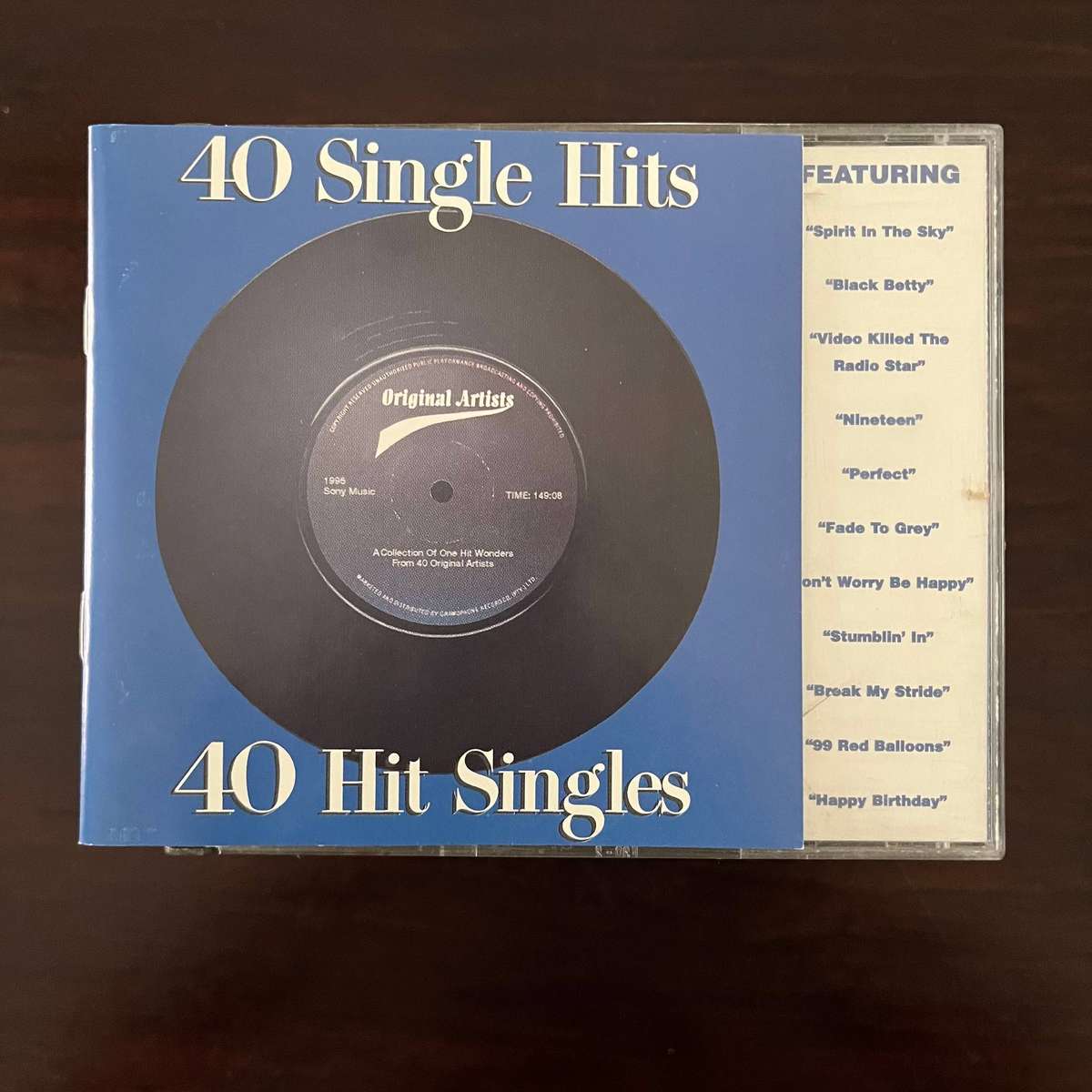 40 Single Hits 2CD Frida Psychedelic Furs Visage South African Press
