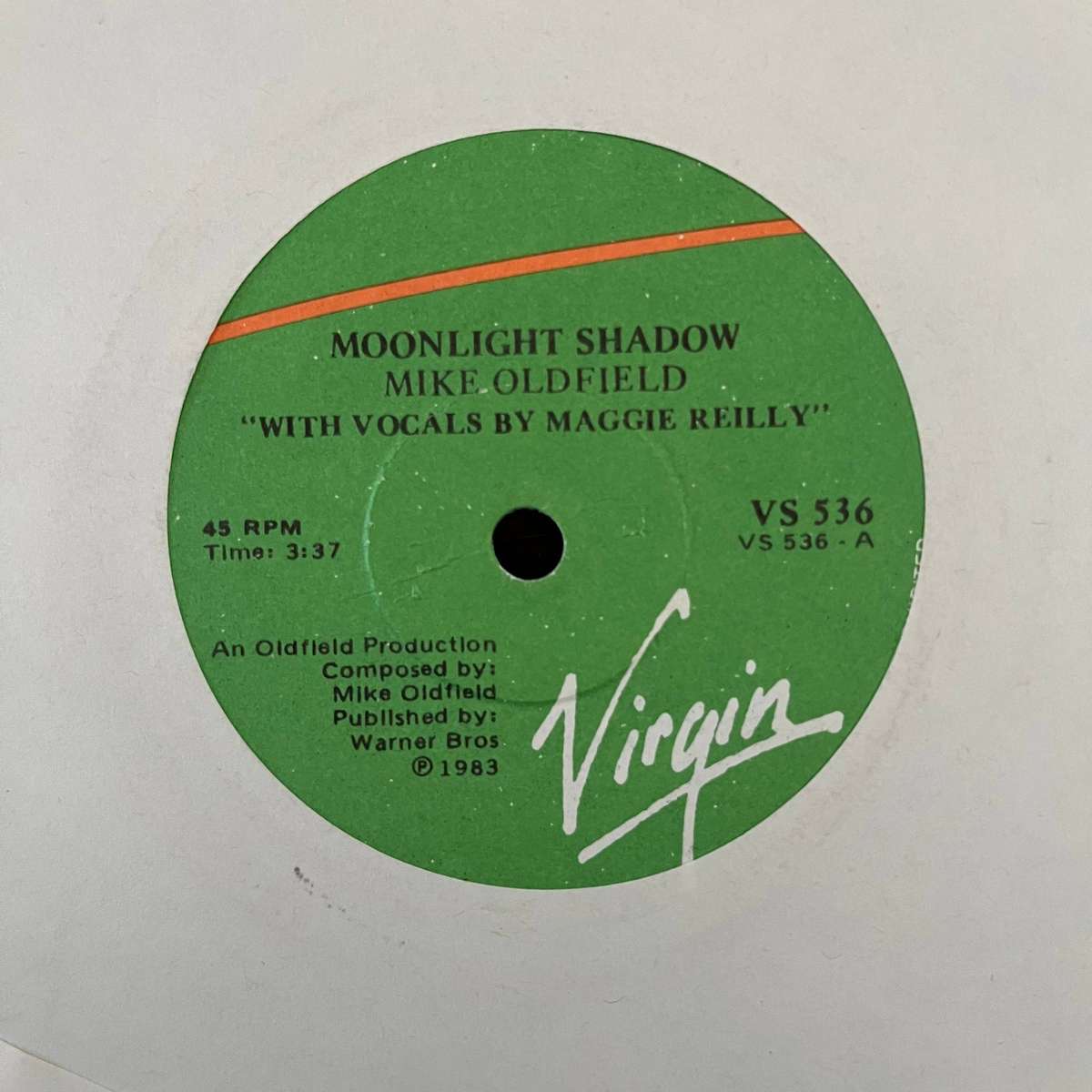 Mike Oldfield - Moonlight Shadow Vinyl 7 Inch Single South African Press (2)