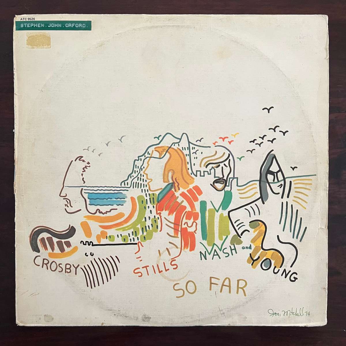 Crosby, Stills, Nash and Young - So Far Vinyl LP South African Press