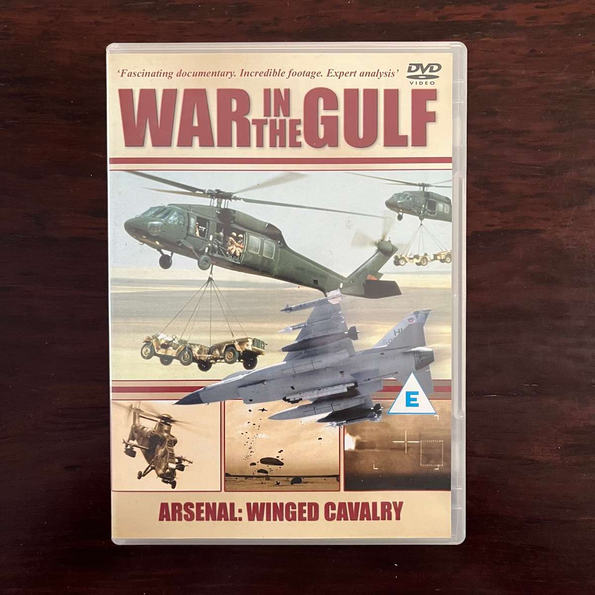 War In The Gulf - Arsenal - Winged Cavalry DVD Documentary UK Press