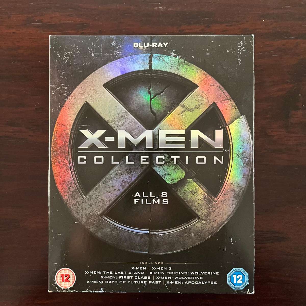 X-Men Collection Blu Ray 8 Movie Boxset UK Press Import