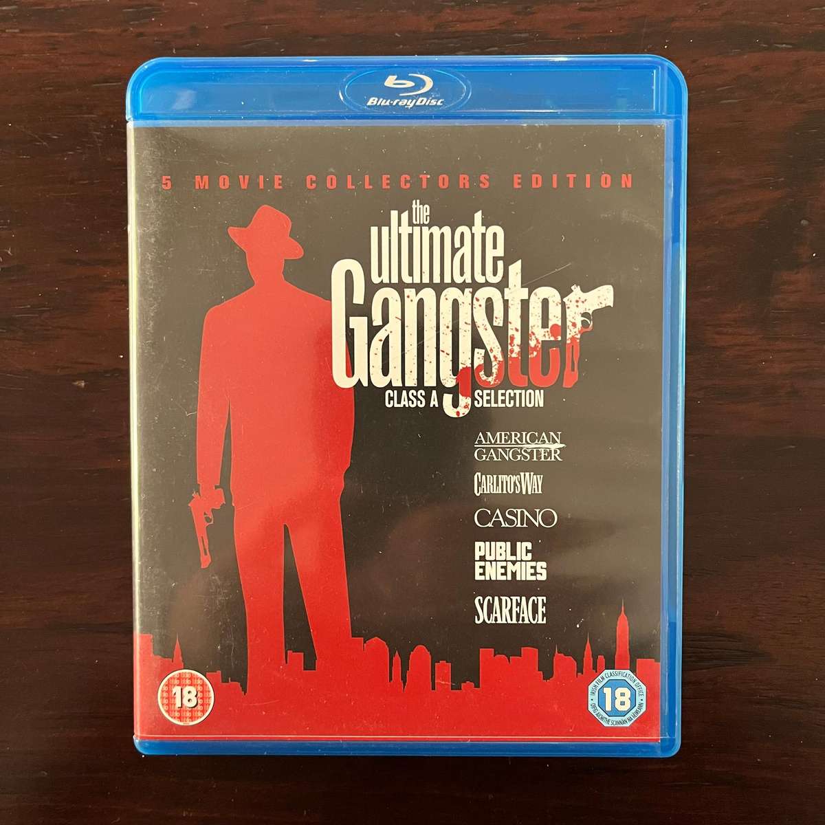 The Ultimate Gangster Box Set Blu Ray 5 Disc Casino Scarface Carlitos Way