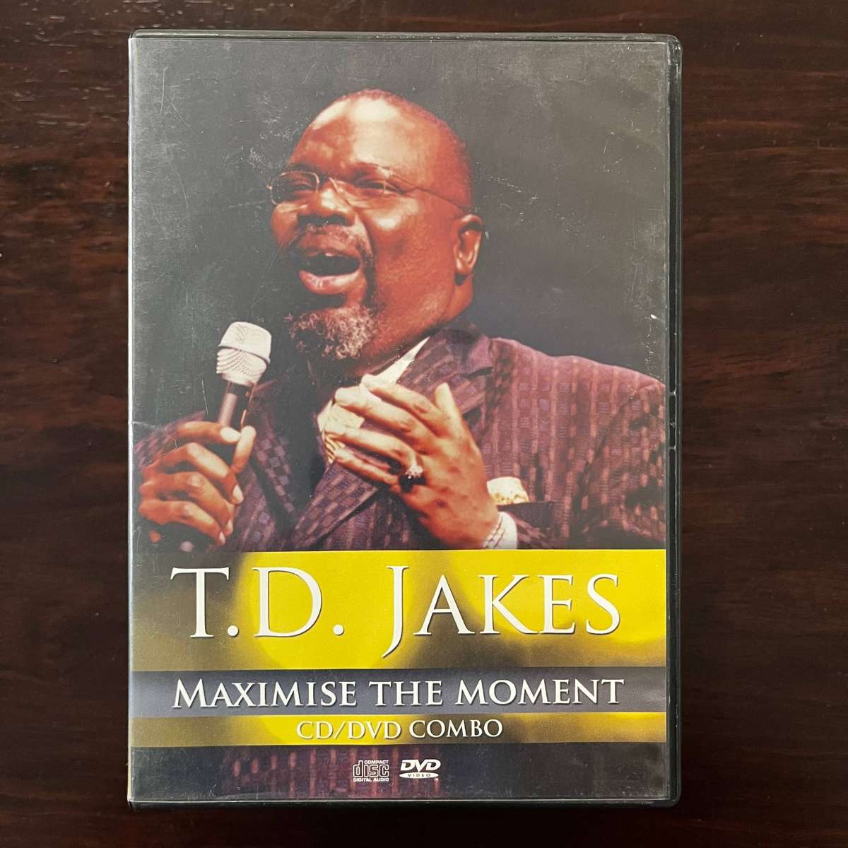 T.D. Jakes - Maximise The Moment DVD-R CD Combo Religious South African Press