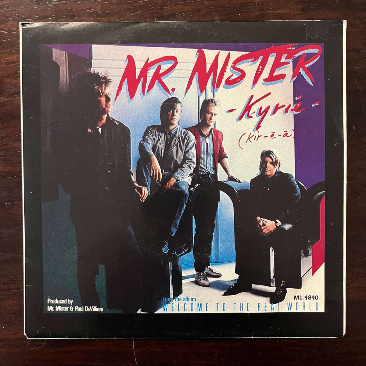 Mr. Mister - Kyrie Vinyl 7 Inch Single South African Press