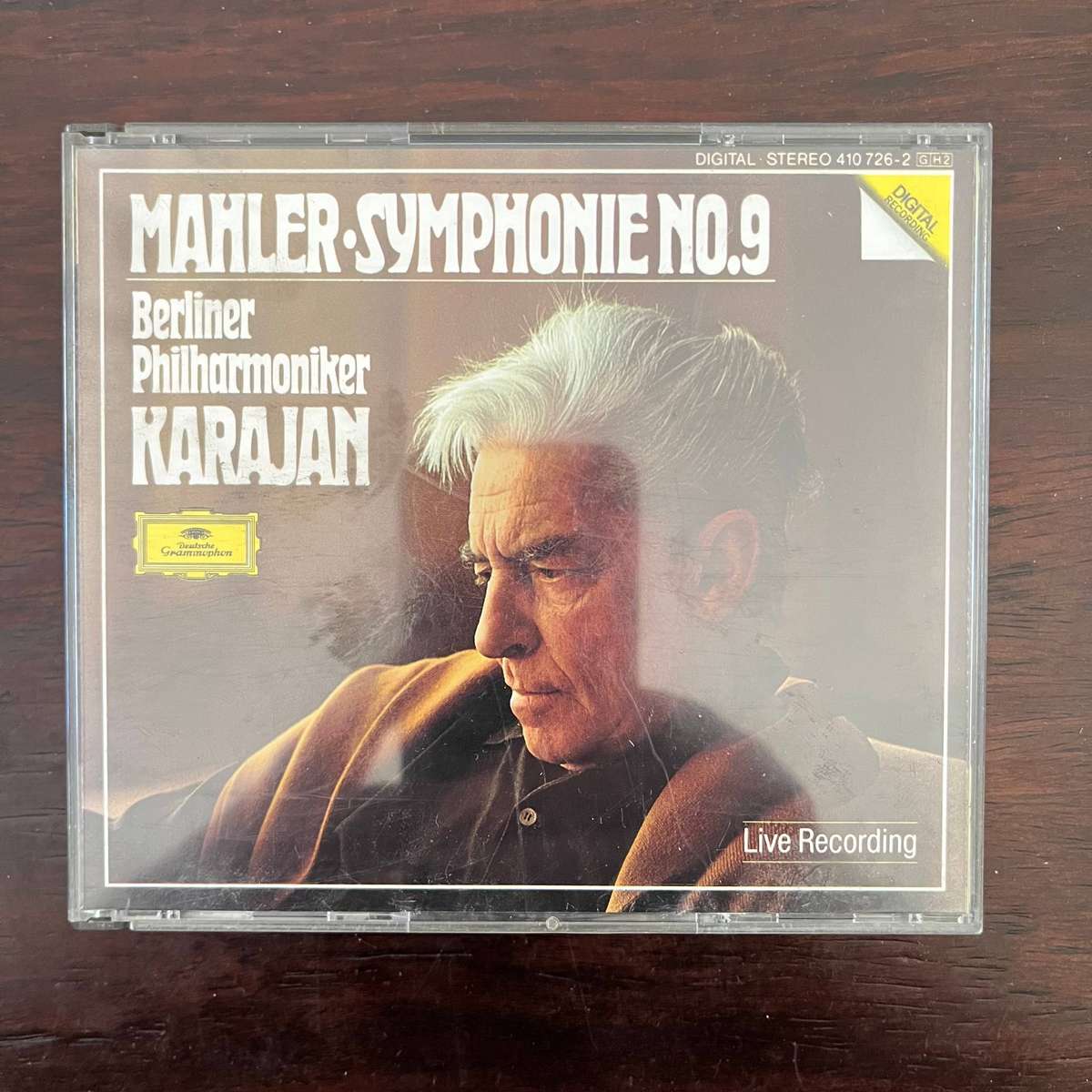 Mahler - Symphonie No. 9 / Karajan 2CD Deutsche Grammophon Import