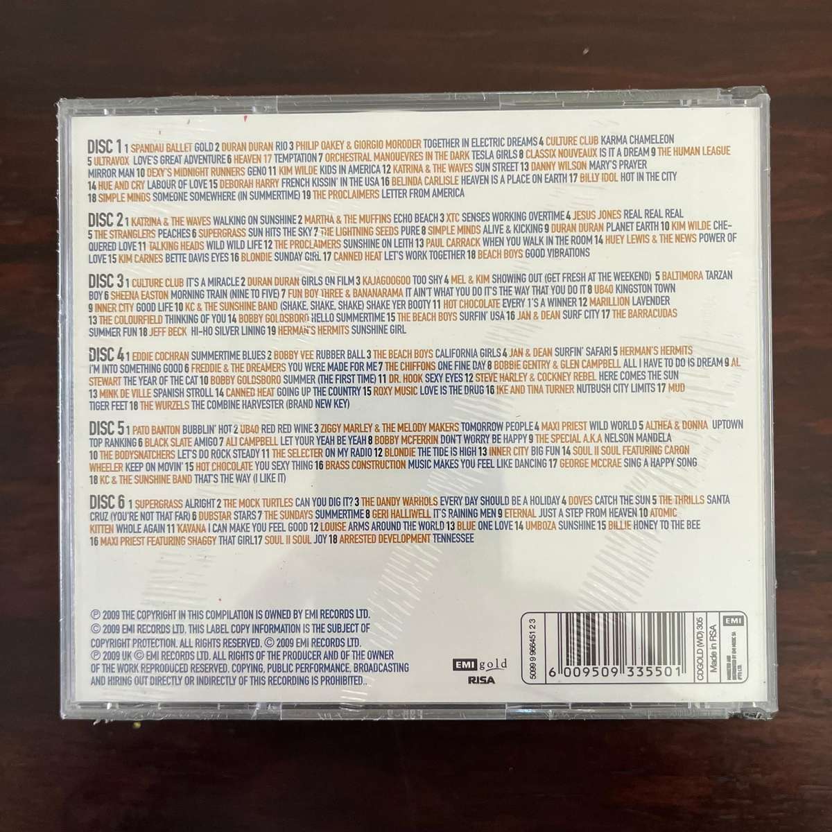 Summer - 110 Original Hits 6CD Set South African Press New and Sealed