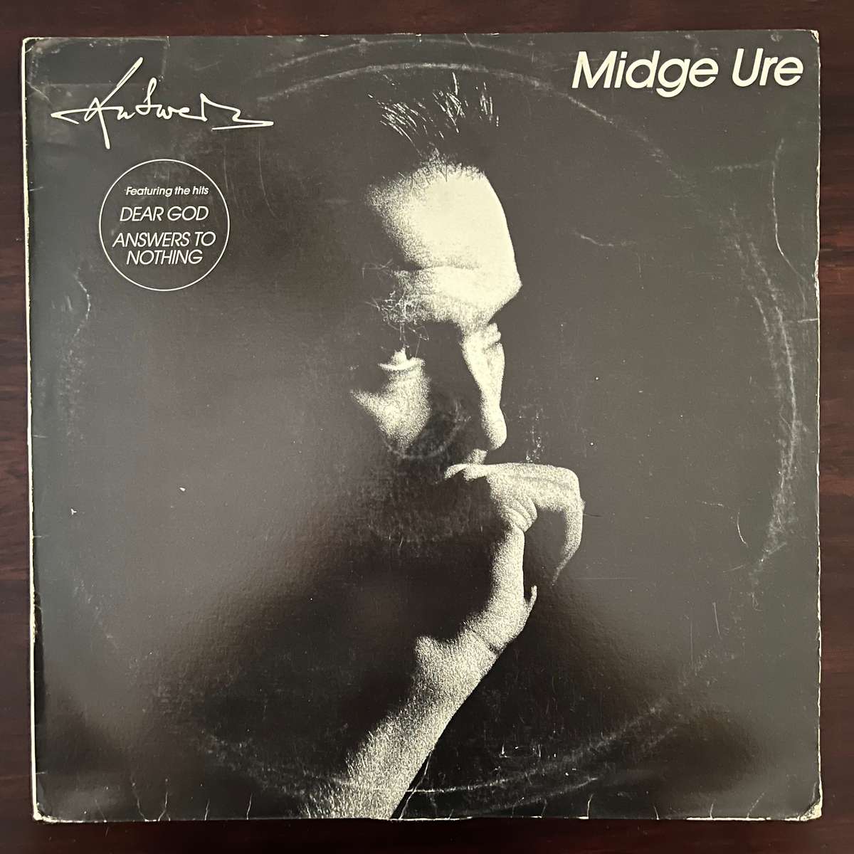 Midge Ure - Answers To Nothing Vinyl LP South African Press Ultravox