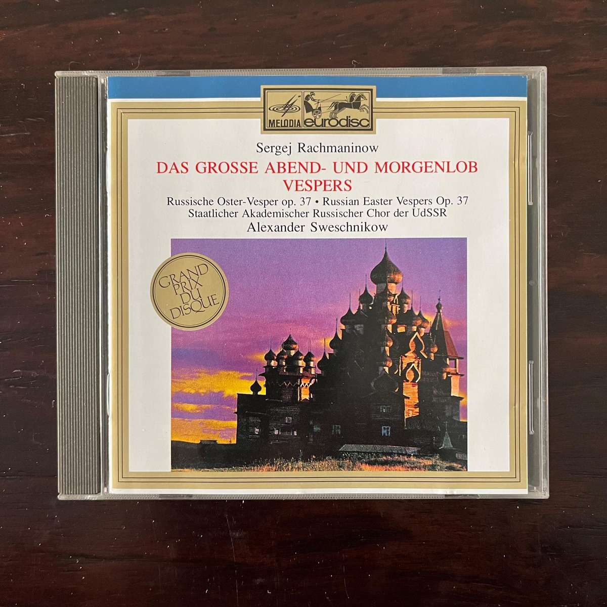 Rachmaninow - Vespers CD EU Import