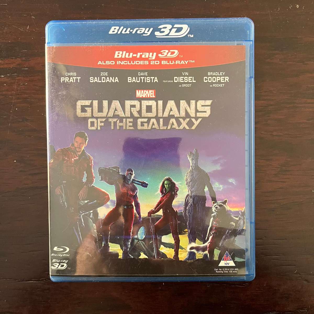 Guardians Of The Galaxy Blu Ray and Blu Ray 3D Two Disc South African Press