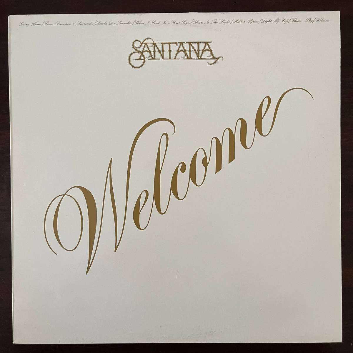 Santana - Welcome Vinyl LP Dutch Press