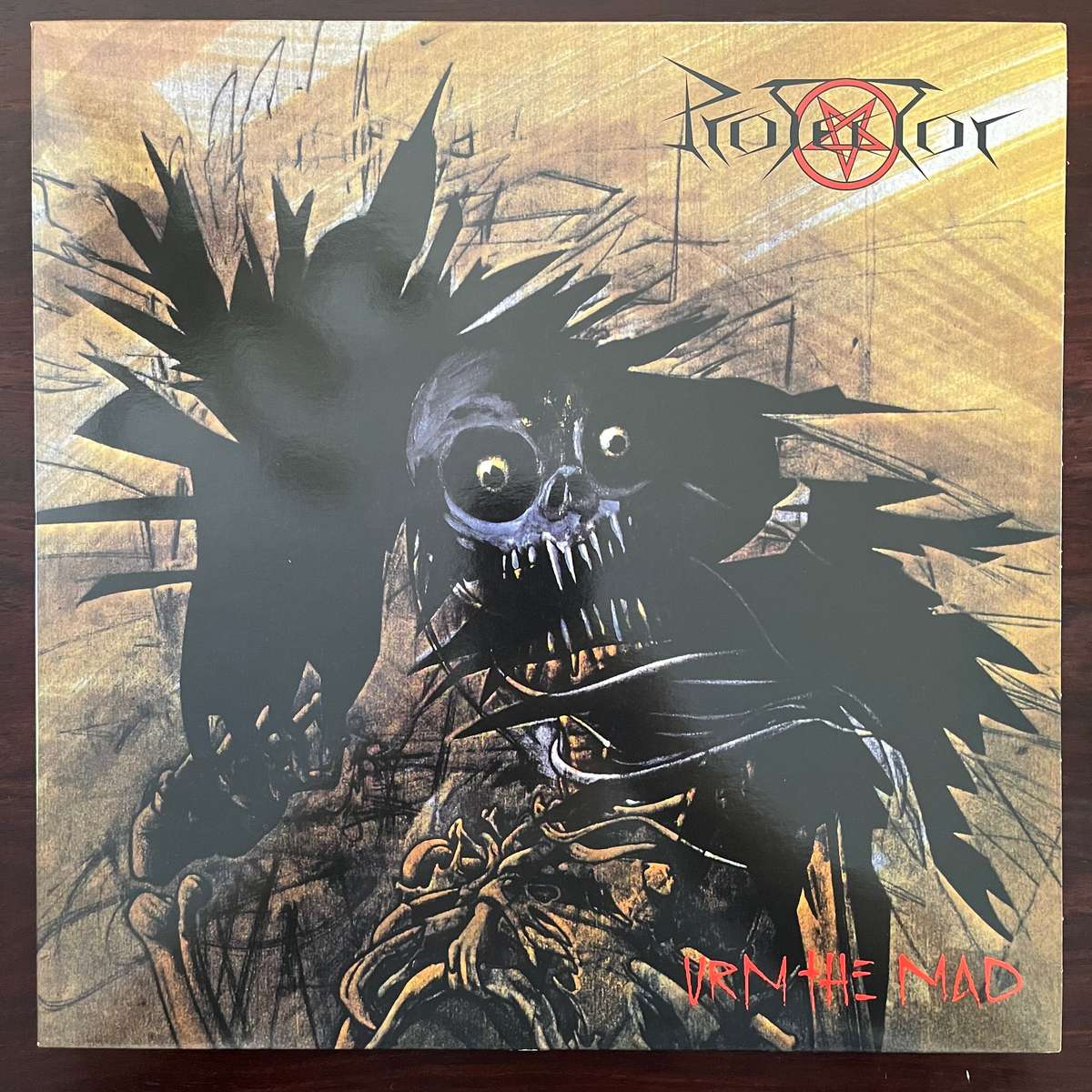 Protector - Urm The Mad Vinyl LP German Thrash Metal Ltd High Roller Records